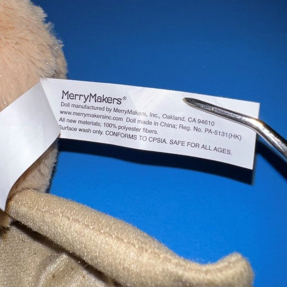 Merrymakers Stellaluna Fruit Bat 8" Plush Book Character Janell Cannon Vintage - Picture 8 of 8